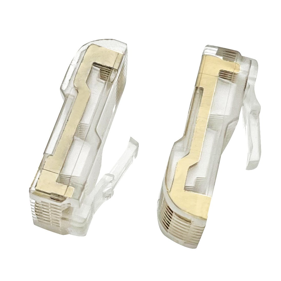 RJ45 Modular Plug Connector Male Transparent L = 26mm for Inverter operation panel RJ45 Board-to-Board