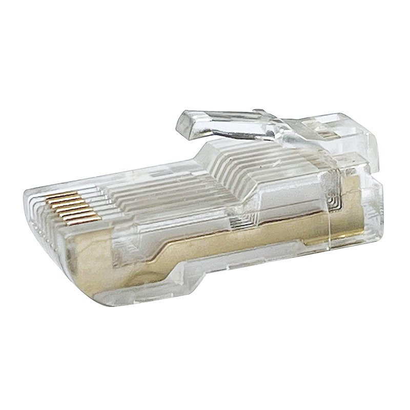 RJ45 Modular Plug Connector Male Transparent L = 26mm for Inverter operation panel RJ45 Board-to-Board