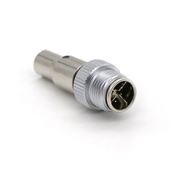 IP67 Male Shielded M12 X Code Metal connector CAT 6A 10Gdps for Automaion industrial Aviation