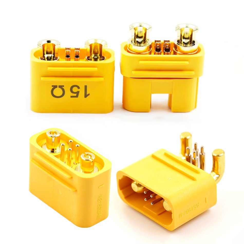 Original Waterproof Amass AS150U-M AS150U-F Adapter Plug Cable Male Female Anti Sparks AS150U Battery Connector For Fpv RC Drone