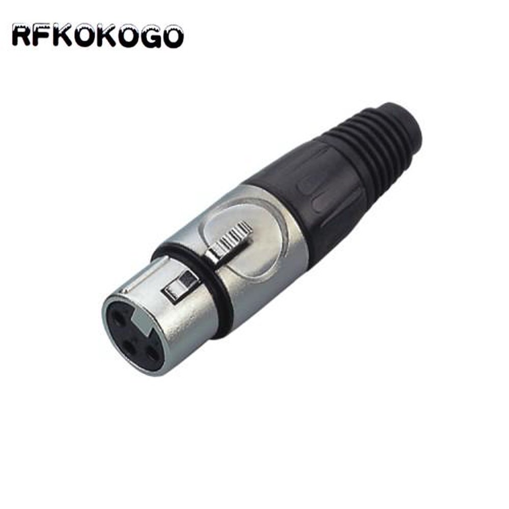 Manufacturer high quality xlr connector 3 4 5 7 pin male female cable connectors audio plug microphone speaker connector
