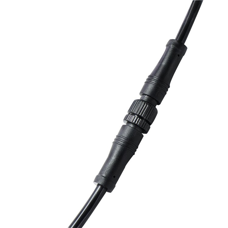 Waterproof IP68 M12 3 4 5 Pin Male Female LED wire Cable Connector