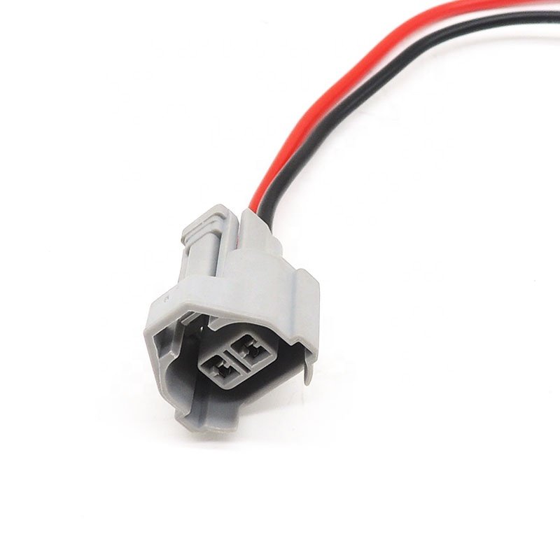 2 Way Electrical Fuel Injector Male Wire Cable Connector for Aveo Optra Mitsubishi Ford Toyota Suzuki
