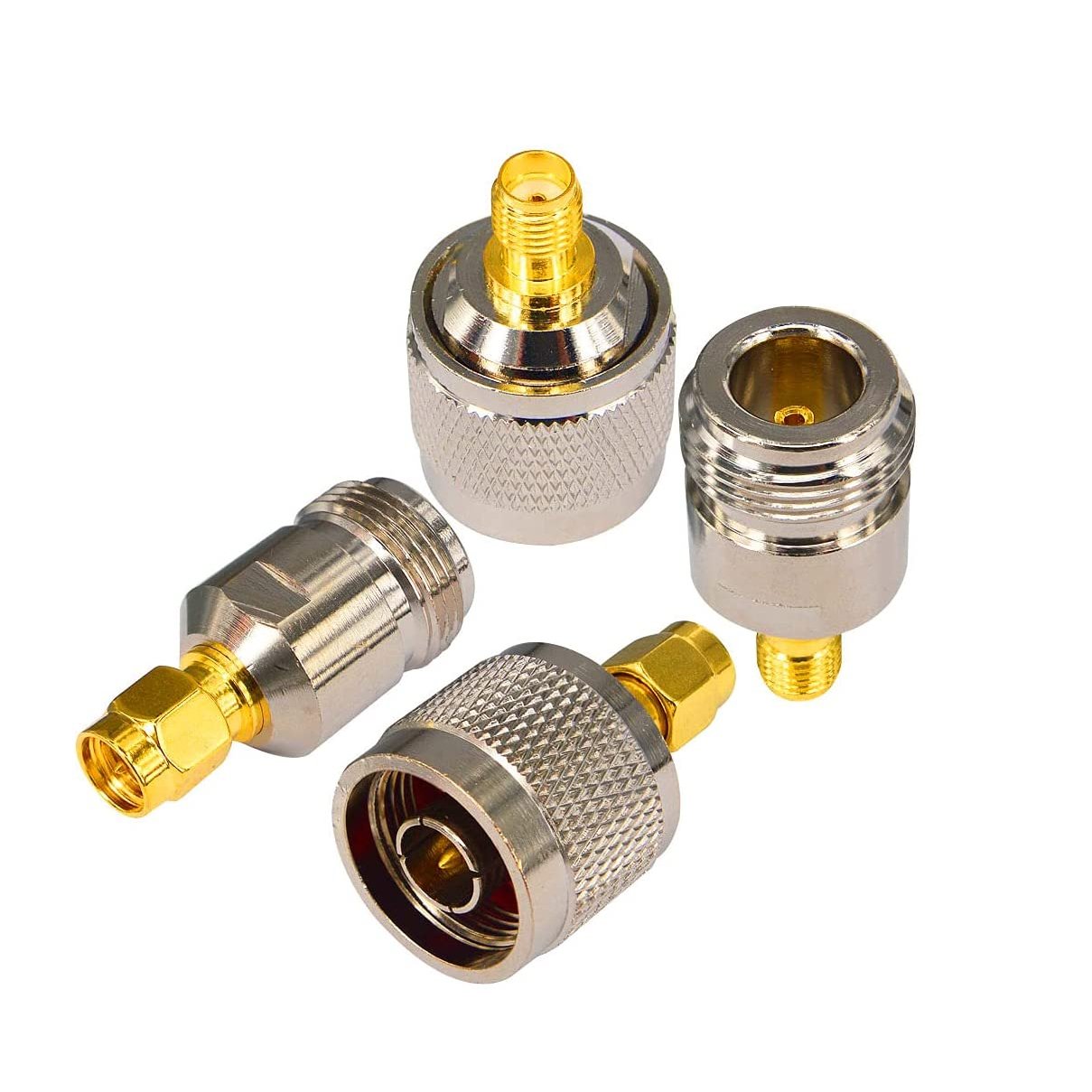 Adapter N Male to SMA Female Connector RF Coax Coaxial Convertor Wi-Fi Adaptor Connector for Router Antenna