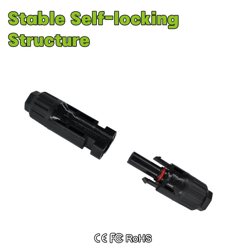 Shunkonn Factory direct sales IP67 1000V dc 30A pv Mc solar panel connector battery cable connector