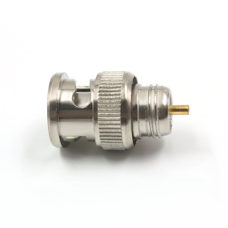 BNC-002 Waterproof BNC connector male straight injection molding gold plated for cable