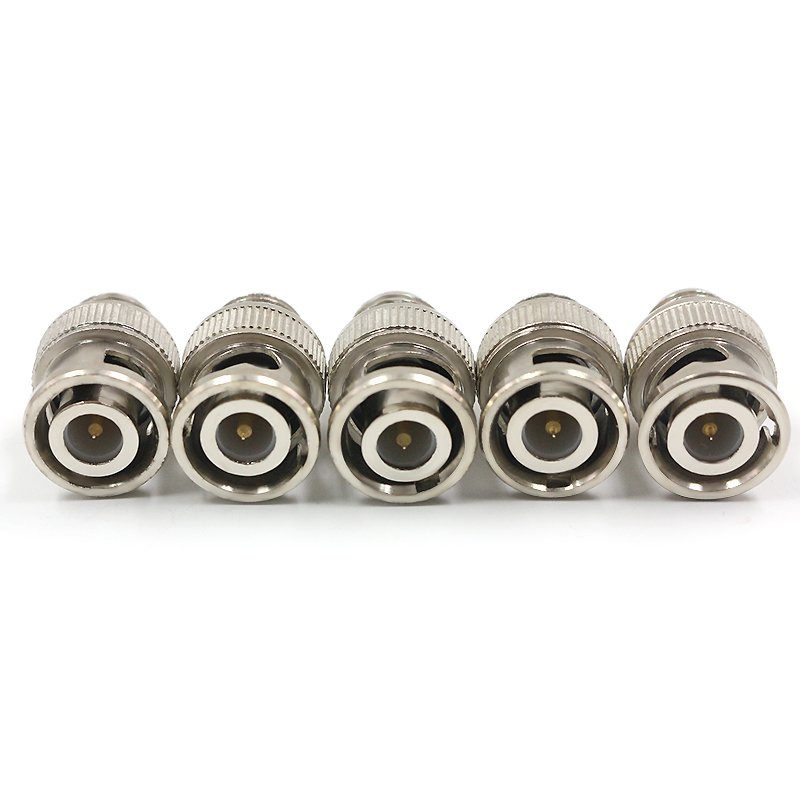 BNC-002 Waterproof BNC connector male straight injection molding gold plated for cable