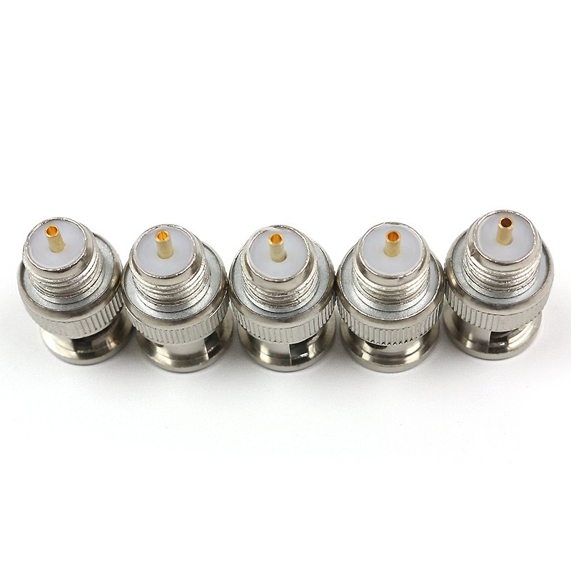 BNC-002 Waterproof BNC connector male straight injection molding gold plated for cable