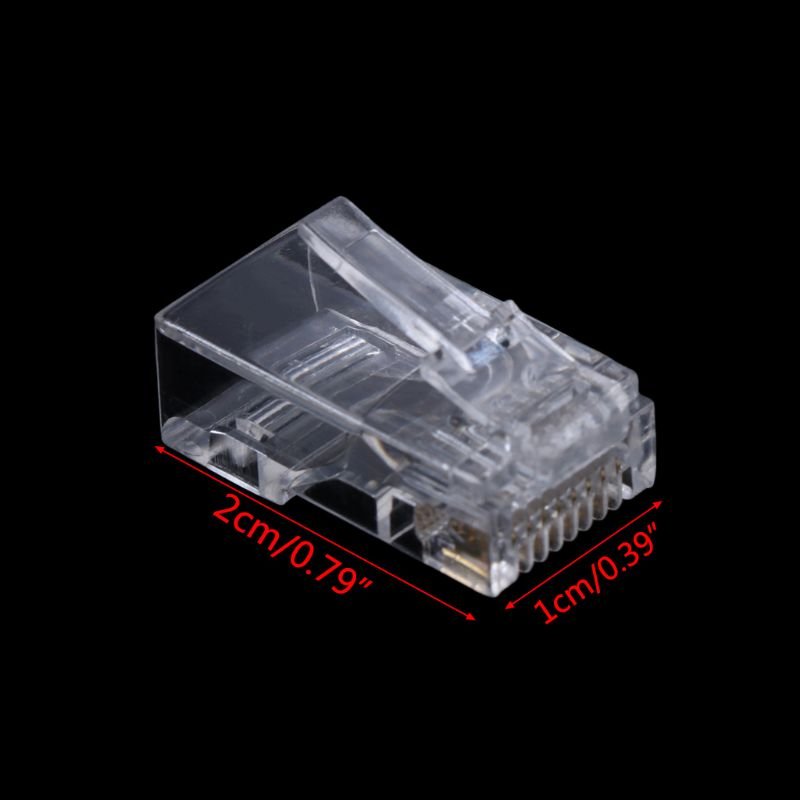 Ethernet RJ45 Modular Plug Connector Cat5 Cat6 Ethernet Rj45 Connector Female POWER 8p