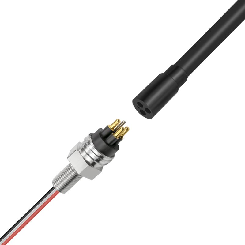 MCBH3M Underwater Pluggable wet wire connector watertight plug ip69k cable subsea connectors Seacon for ROV ROBOT