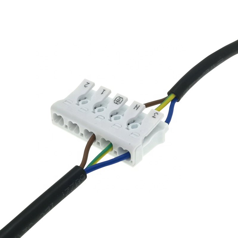 925-D5 Electrical wiring terminal block push in wire connector for 5-wire connectors 2.5mm