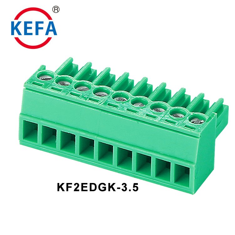 2020 Hot Sale KF2EDGK - 3.5 3.5mm Pitch Plug-in Electrical Terminal Block Pluggable Connector