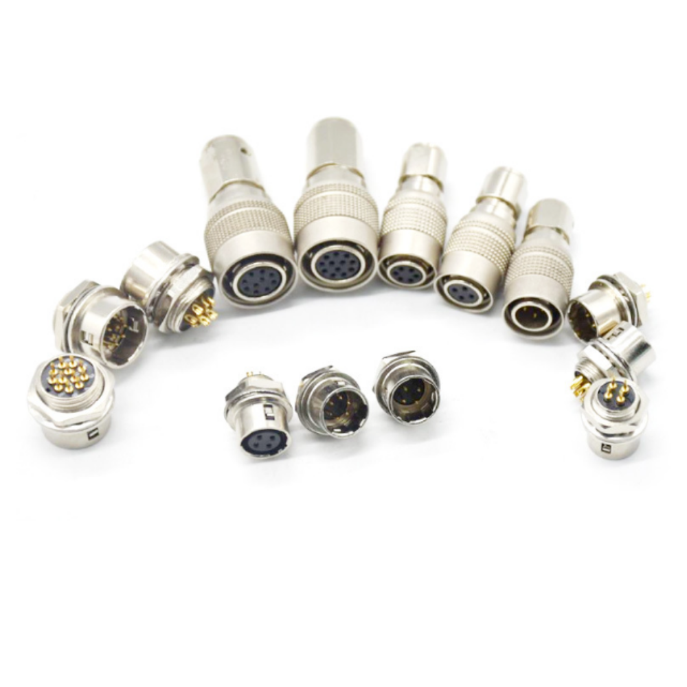 IP67 Waterproof Connector Hirose HR10A-10J-10S Male to Female Circular Connector