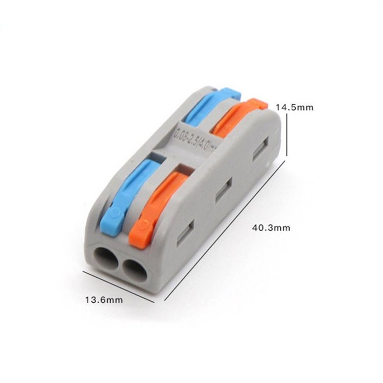 5 Pin Quick Wire Connector Universal Compact Wiring Connector Push-in Conductor Terminal Block