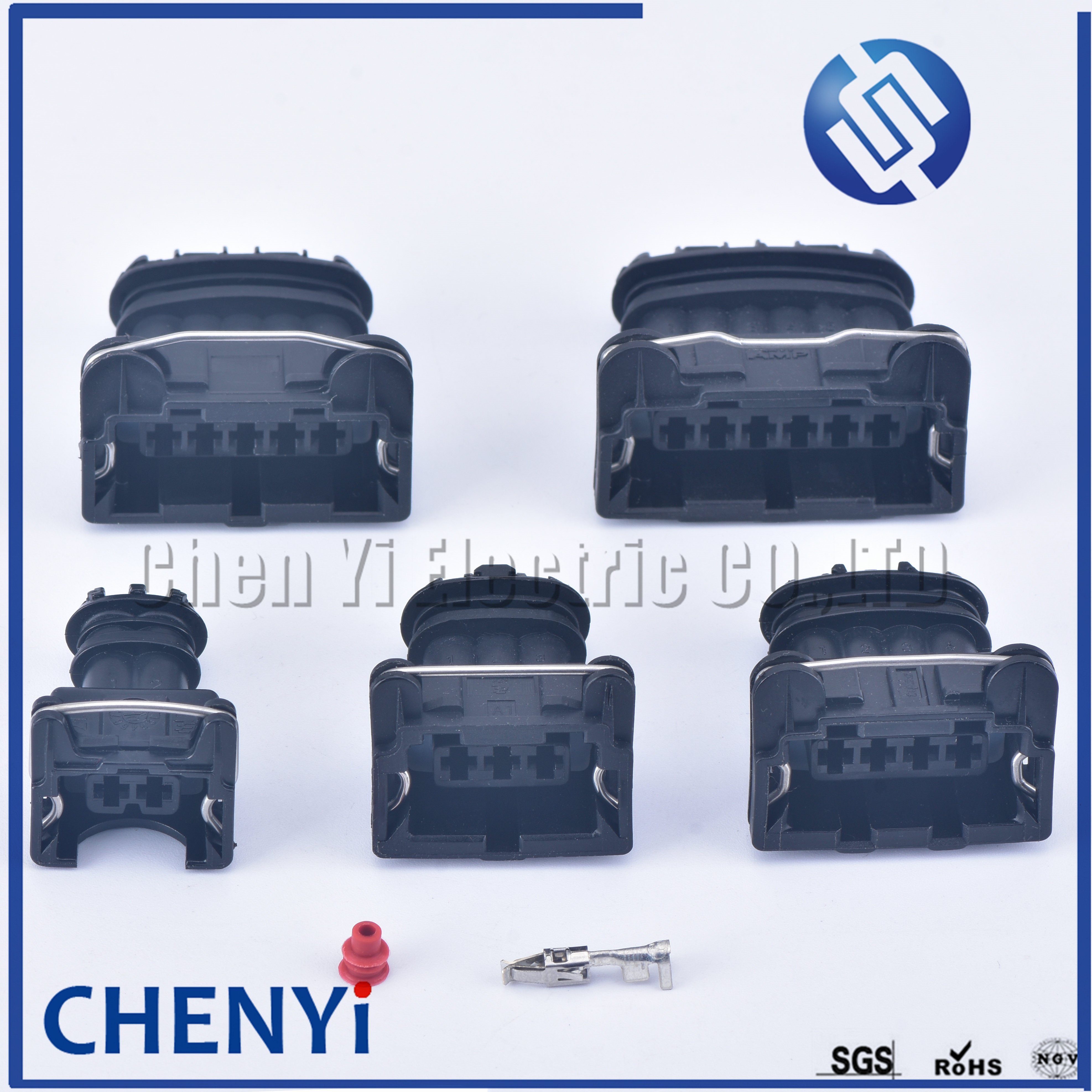 2 3 4 5 6 pin Fuel Injector Automotive waterproof connector EFI EV1 282189-1 282191-1 282192-1 282193-1 282767-2