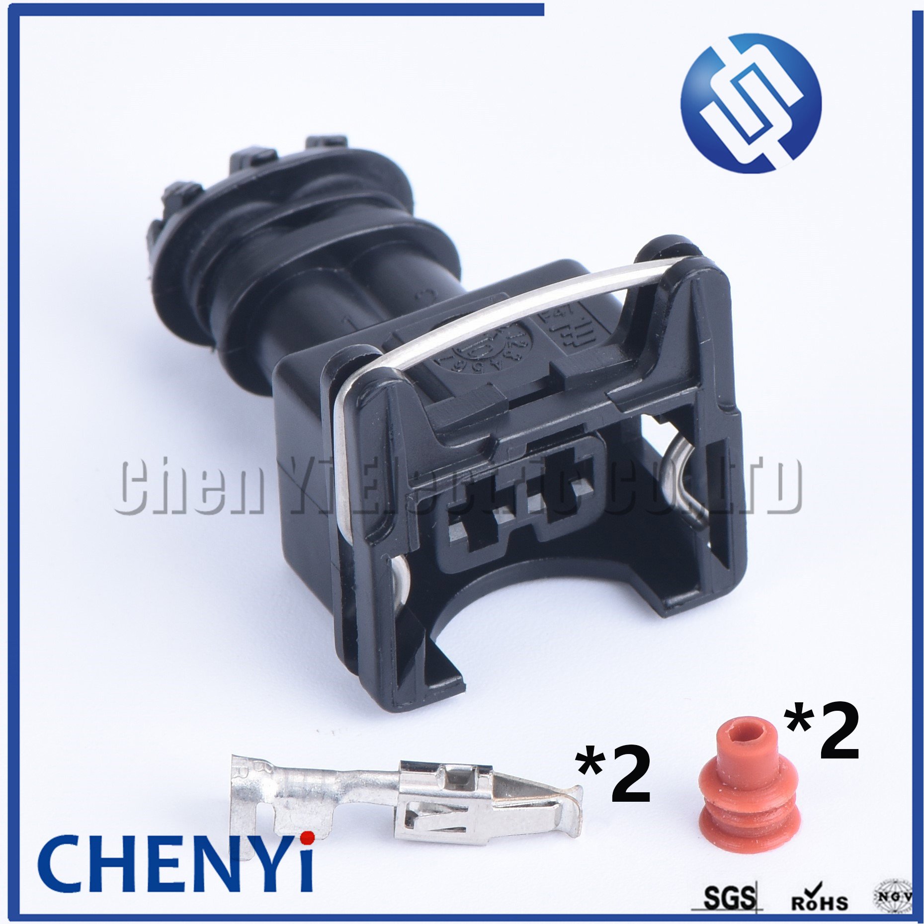 2 3 4 5 6 pin Fuel Injector Automotive waterproof connector EFI EV1 282189-1 282191-1 282192-1 282193-1 282767-2