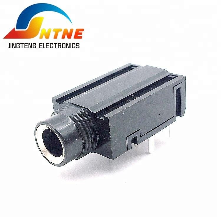Stereo Pcb Mount 6.35 auto sound socket High Quality microphone connector 6.35mm PJ-606A Stereo output Guitar Amp speaker