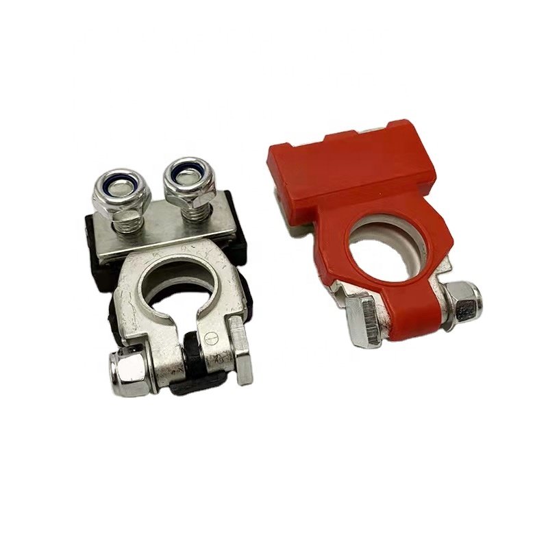 12V Quick release Battery terminal Clamp Connector with cover Positive &Negative
