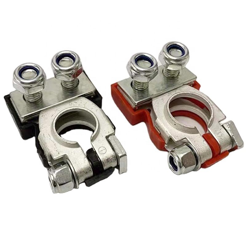 12V Quick release Battery terminal Clamp Connector with cover Positive &Negative