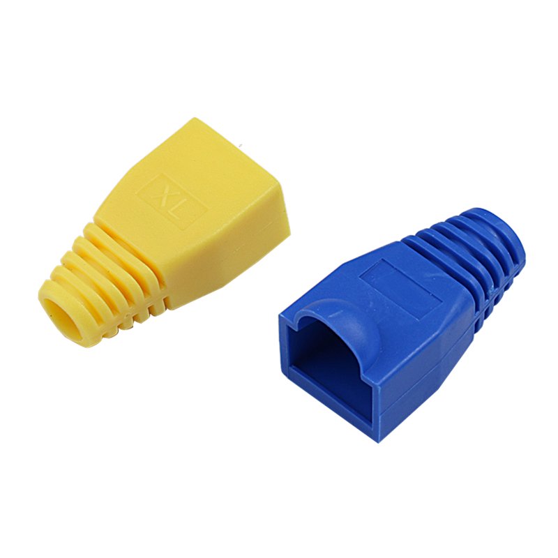 NT-LINK CAT5e/6 Ethernet Lan Network Cable RJ45 Male Plug Connector Strain Relief Boot