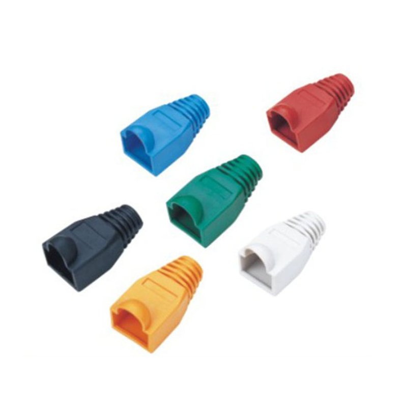 NT-LINK CAT5e/6 Ethernet Lan Network Cable RJ45 Male Plug Connector Strain Relief Boot