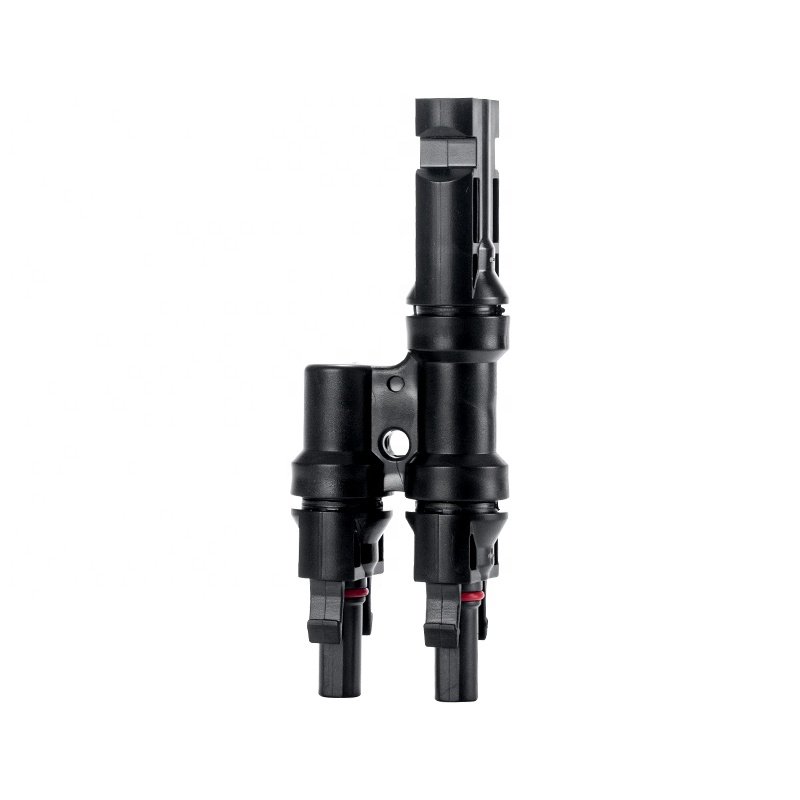IP68 Waterproof New Energy Solar Connectors T-2 four-Way Connector PV Photovoltaic Power Connection Photovoltaic Connectors