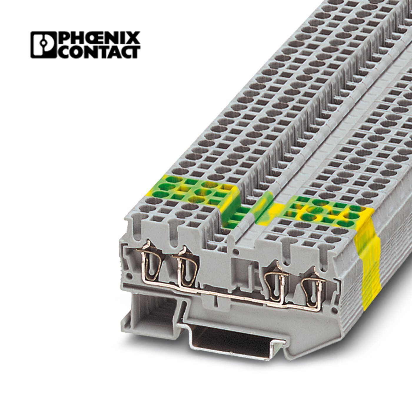 Buy Phoenix Contact Feed Through Terminal Block ST 2.5-Quattro / 3031306 Spring-cage Electric Connectors Din Rail Terminal Block