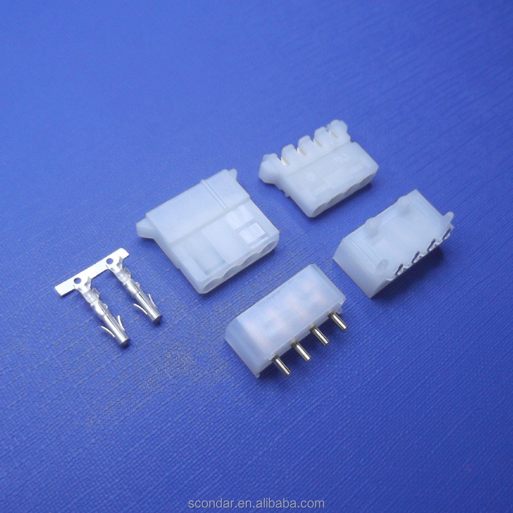 4 pin molex 8981 computer used vertical 5.08mm wire to wire electronic connector