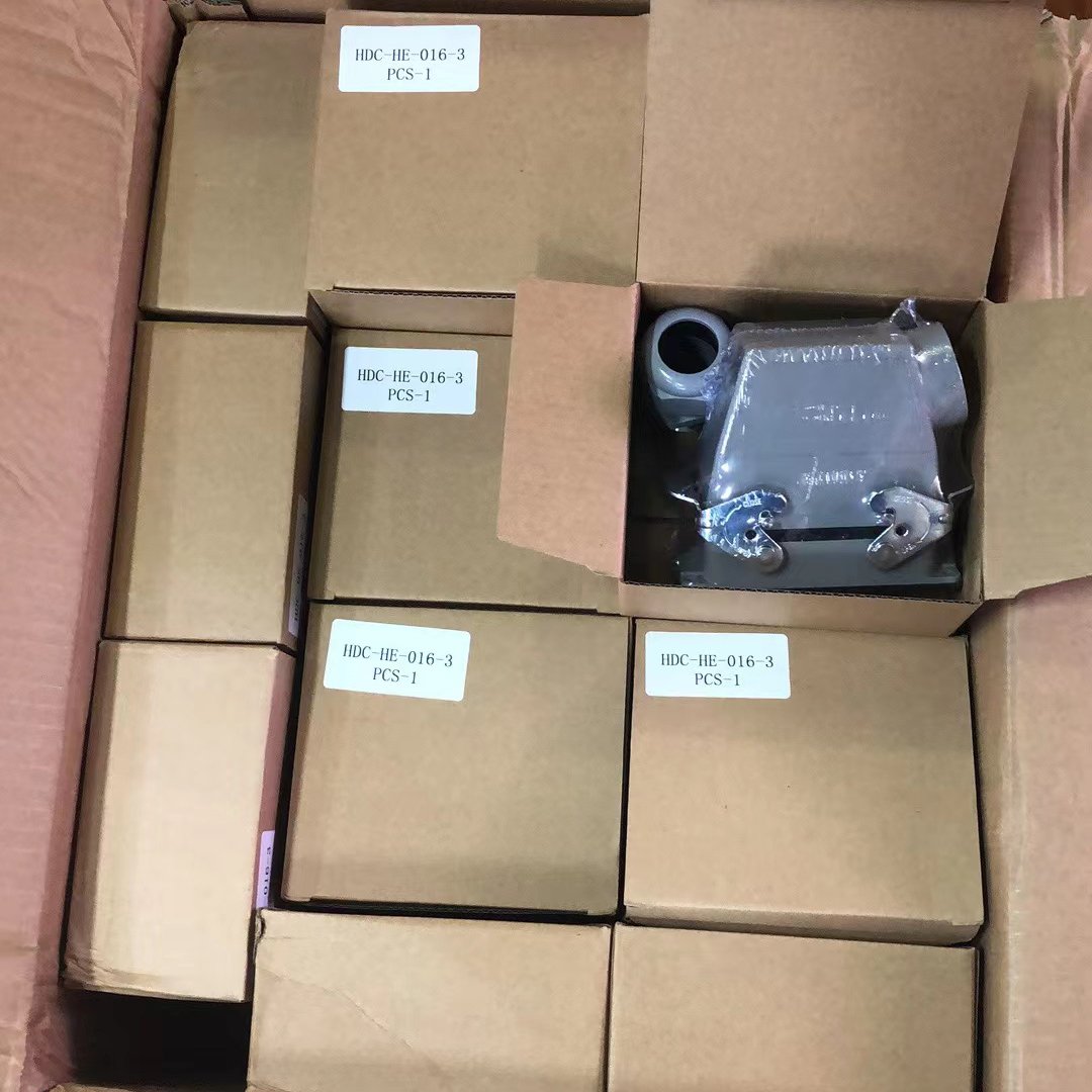 WZUMER IP65 Electrical Waterproof HE Rectangular Heavy Duty Connector 16 Amps