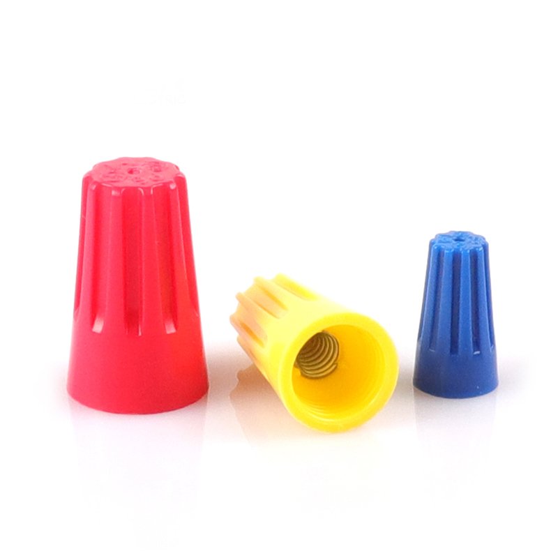 SP Series 22-10AWG Plastic Fast Quick Splice Rotating Solderless Butt Spring Screw Twist-on End Cable Wire Connector Terminals