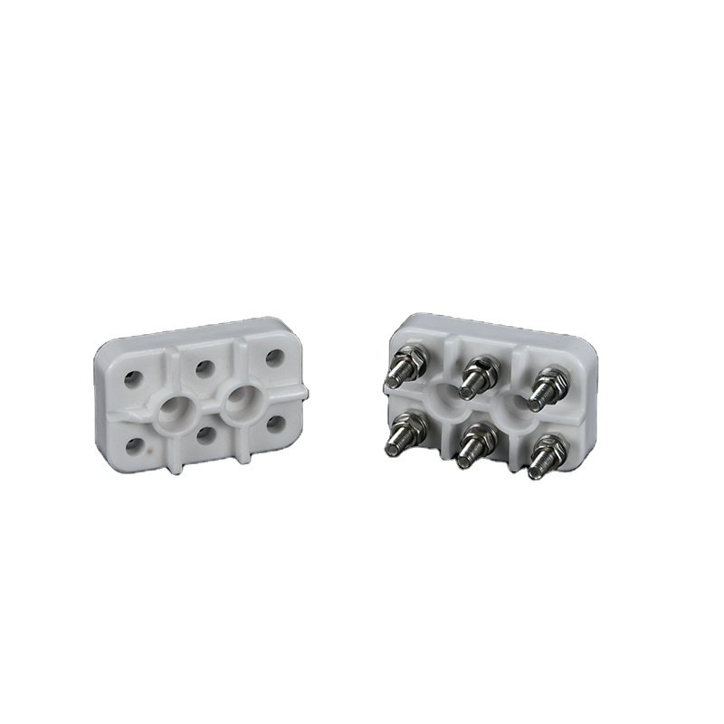15A 25A 30A 50A 2 Way Ceramic Terminal Block /Porcelain Connector/2 Pole Ceramic Connecting Terminals