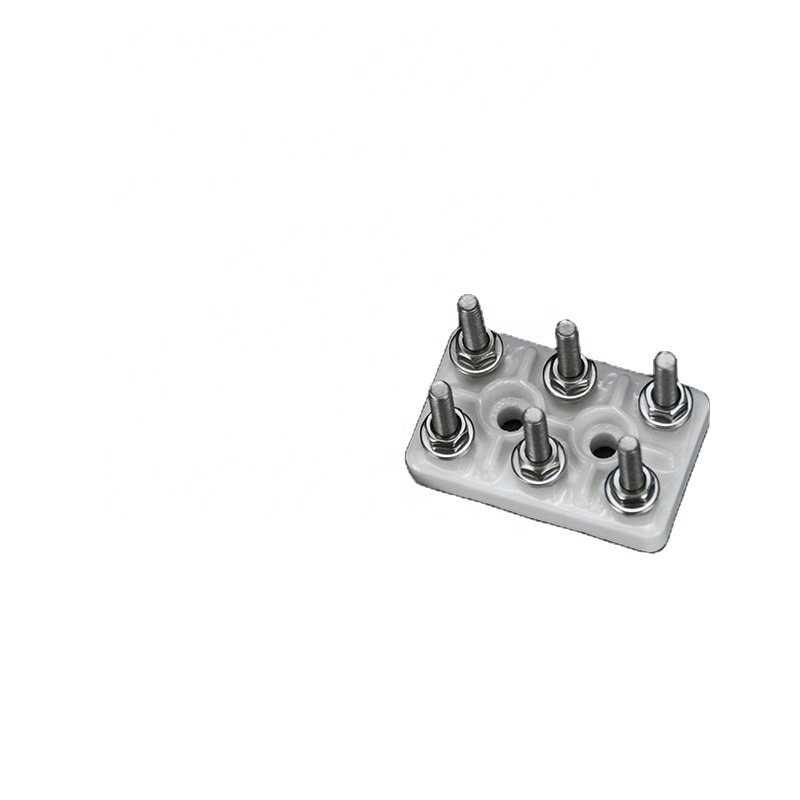 15A 25A 30A 50A 2 Way Ceramic Terminal Block /Porcelain Connector/2 Pole Ceramic Connecting Terminals