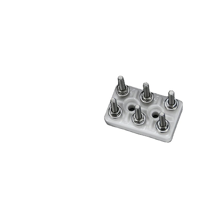 15A 25A 30A 50A 2 Way Ceramic Terminal Block /Porcelain Connector/2 Pole Ceramic Connecting Terminals