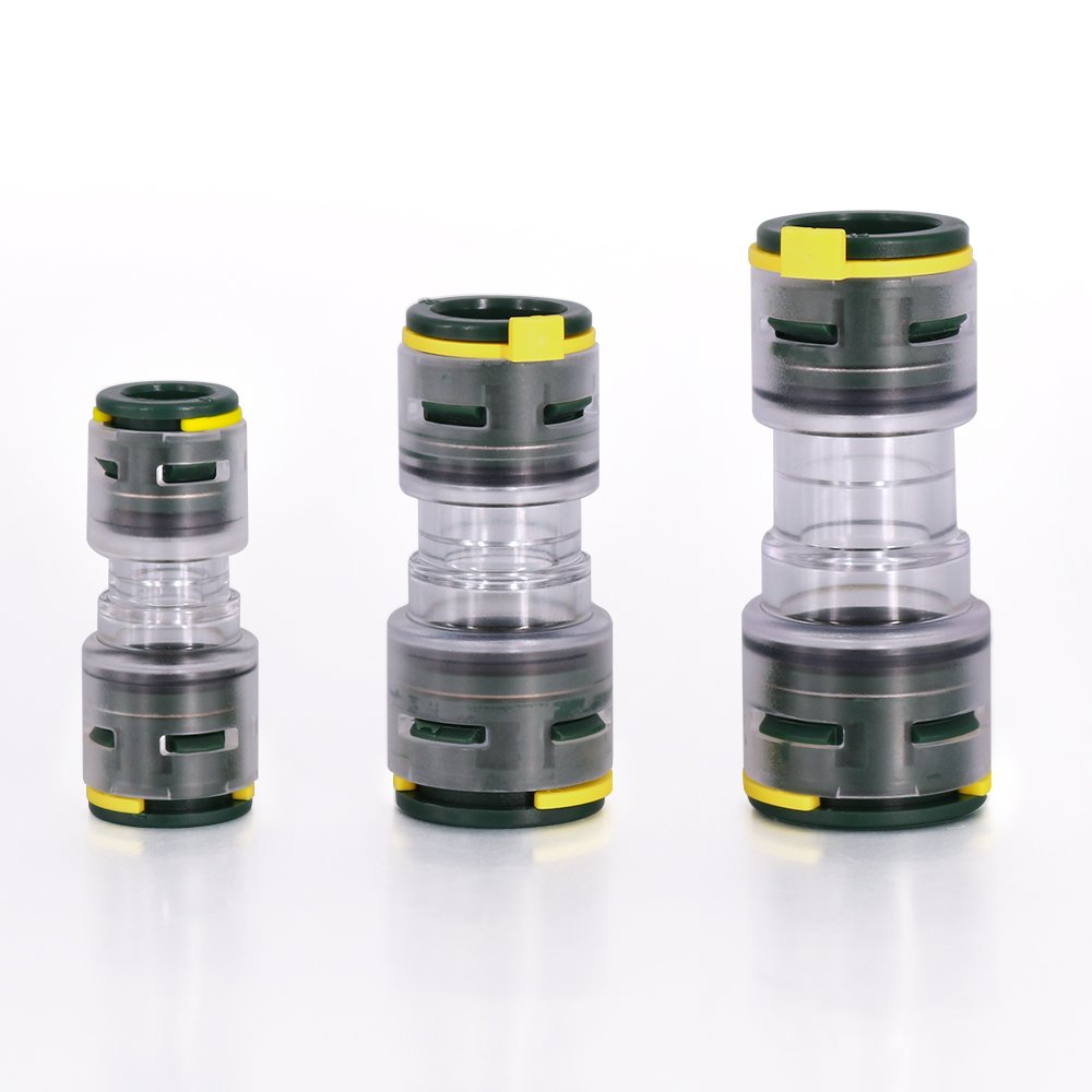 Wholesale Mini HDPE Connector Accessories FPG12mm Optic Fiber Reducer Connectors/Coupler Transparent Reducer Connectors for FTTH