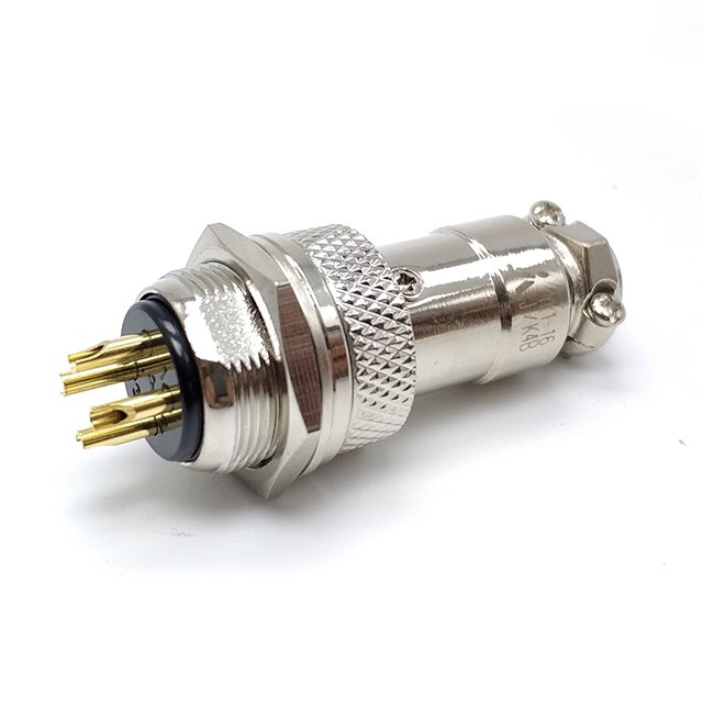 Male plug female socket YL1-16 GX16 thread design 2 3 4 5 6 7 8pin aviation plug circular connectors
