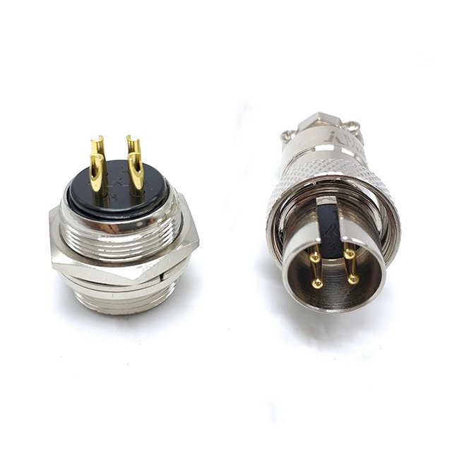 Male plug female socket YL1-16 GX16 thread design 2 3 4 5 6 7 8pin aviation plug circular connectors
