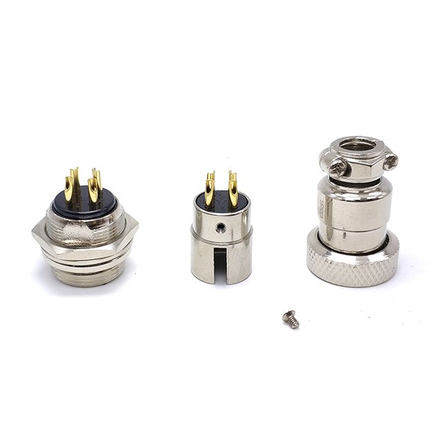 Male plug female socket YL1-16 GX16 thread design 2 3 4 5 6 7 8pin aviation plug circular connectors
