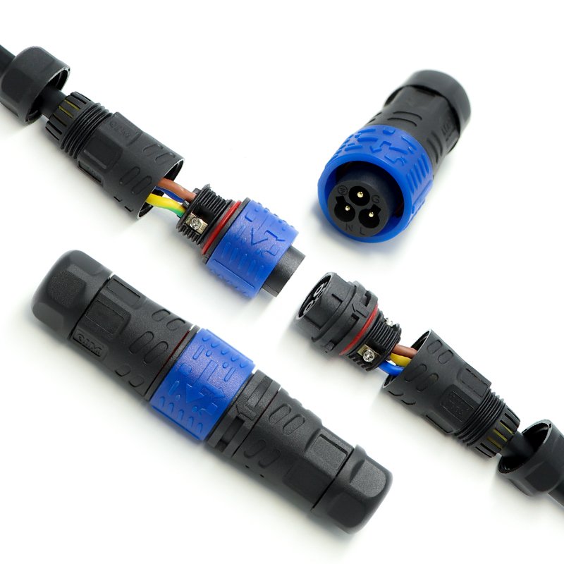 M19 terminal Aviation plug connector manufacturer direct-sale outdoor light LED lamp fast card self-locking connector circuit
