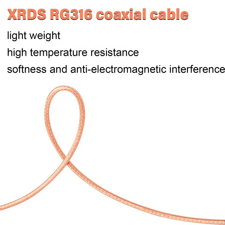 RG316 Coaxial RF SMA Male to SMA Female Jumper Connector Antenna Extender Extension Cable for Wifi Ham Radio GPS