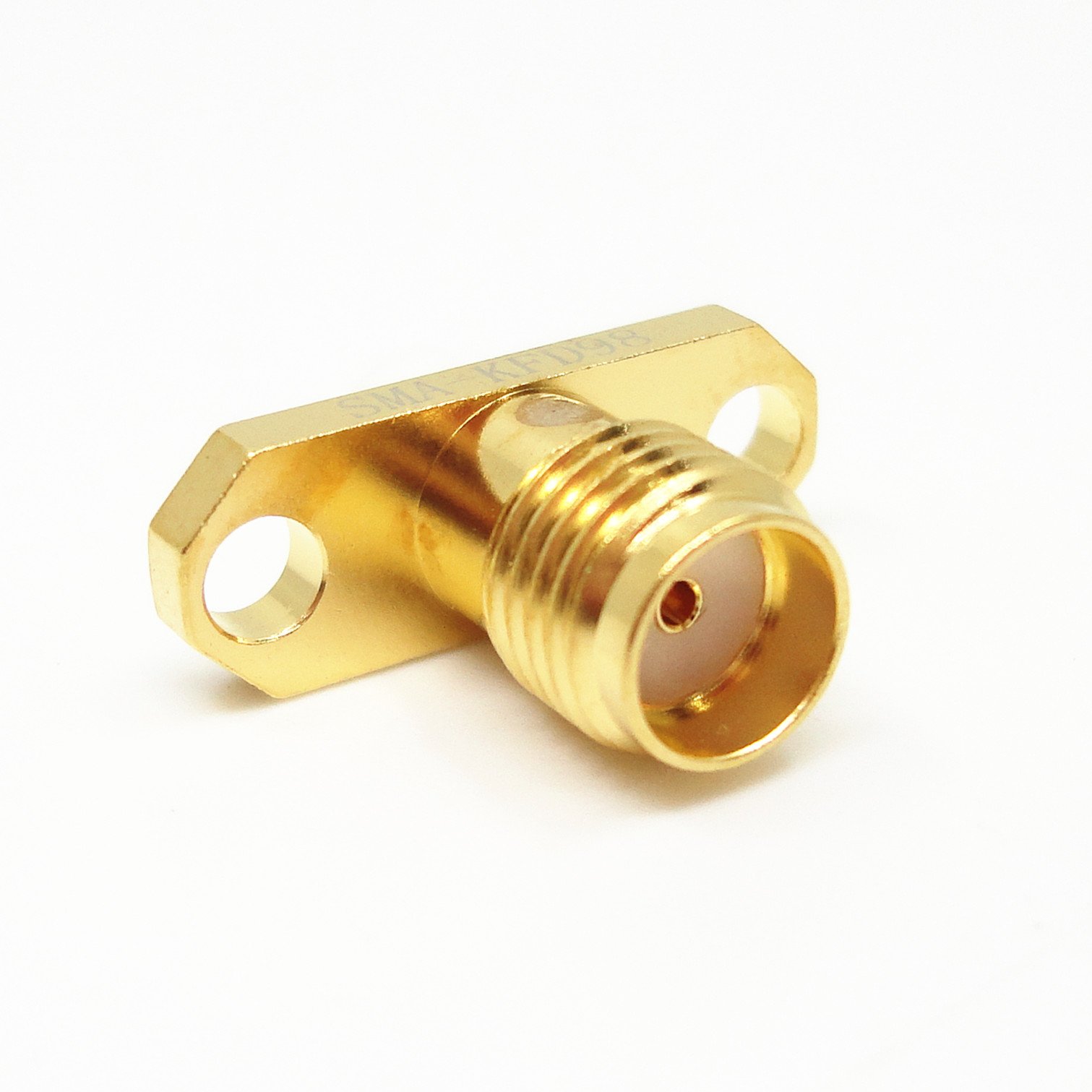 SMA 2-Hole Flange Mount Series Connector RF Type Female Socket Connector