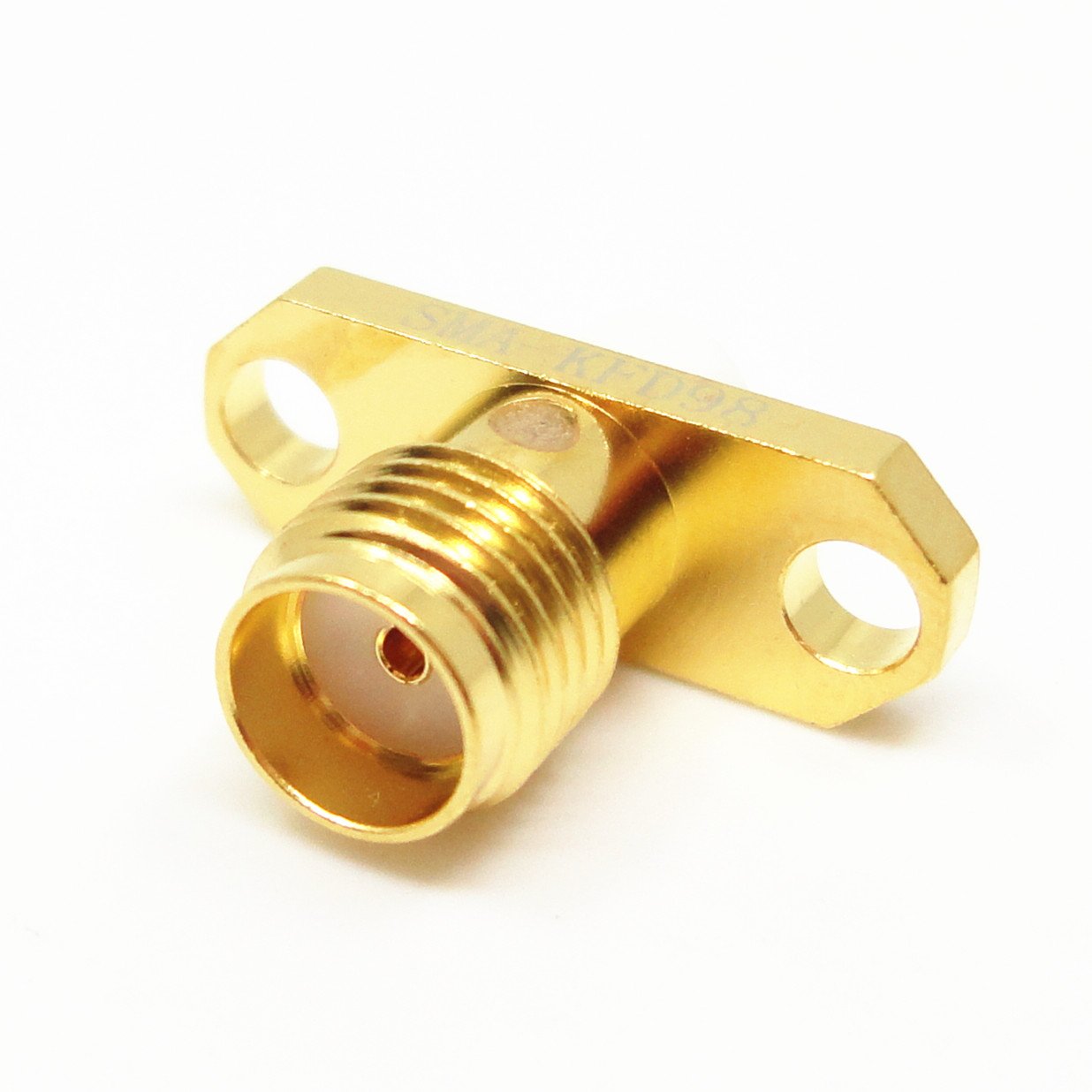 SMA 2-Hole Flange Mount Series Connector RF Type Female Socket Connector