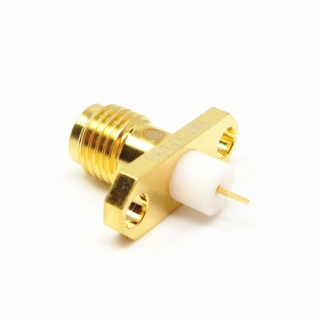 SMA 2-Hole Flange Mount Series Connector RF Type Female Socket Connector