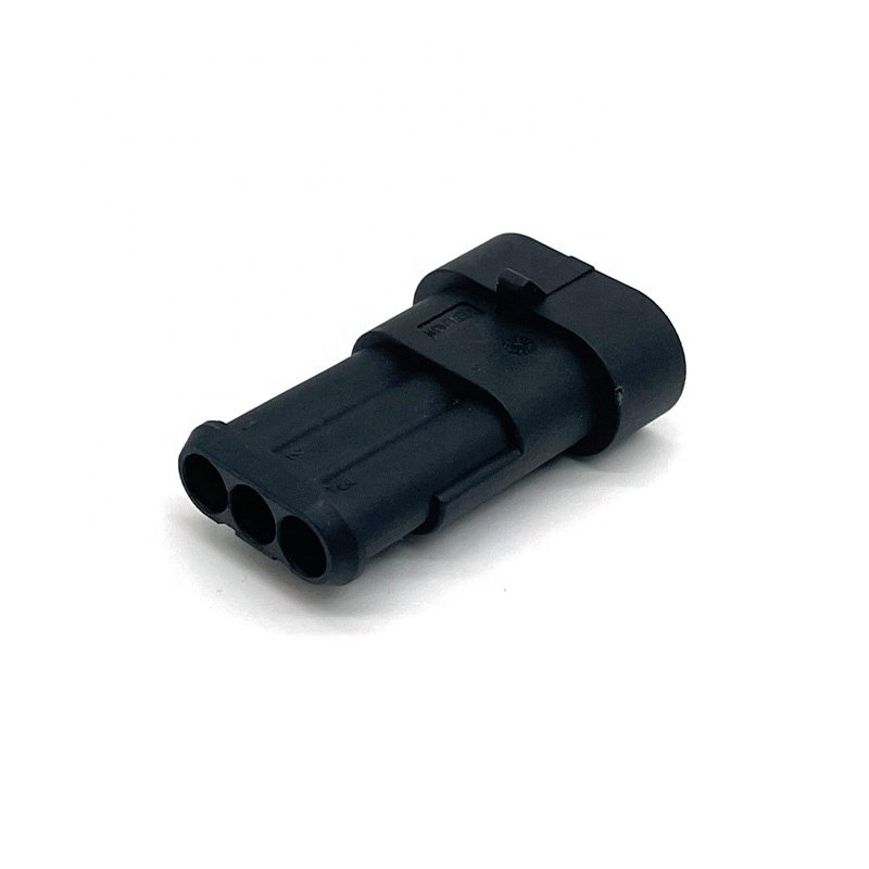3 Pin Super Seal 1.8mm Series Male Waterproof Electrical Connector Plug 282105-1 TE AMP Automotive Parts