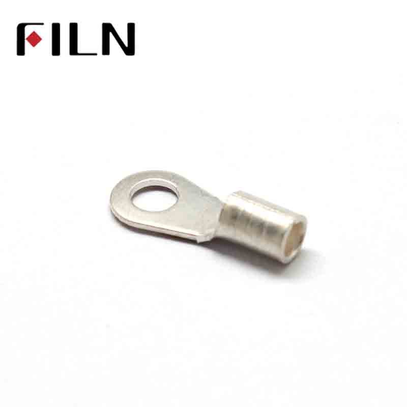 OT1.5-3 Brass Copper Lug Non Insulated Round Circular Nake O Ring Cable Wire Cold Press Connector Crimp Terminal