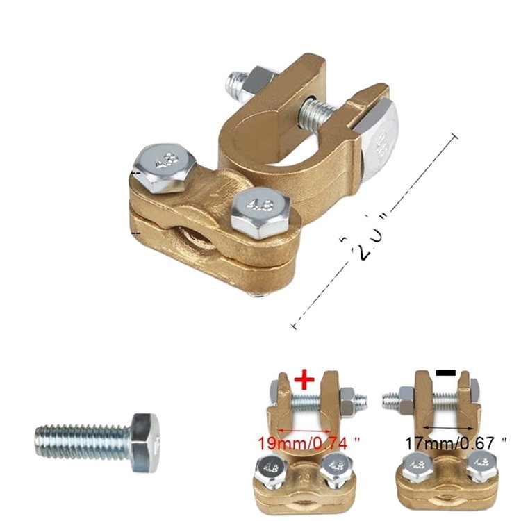 Professional 4 spot terminals high quality 3/16"" to f2 terminal adapter battery fast delivery for wholesales