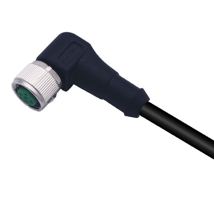 M12 IP67 connector 4pin 5pin male circle connectors without waterproof dc electric cable power jack pin connector