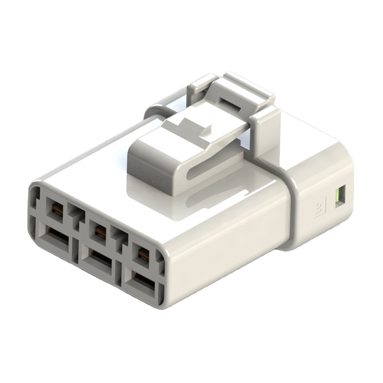 HRB 6.35mm waterproof connector 3pin