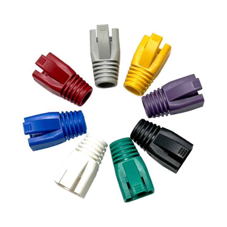ethernet modular injector ethernet upt plug CAT5E CAT6 Cat7 Network cable plug RJ45 Connector boot