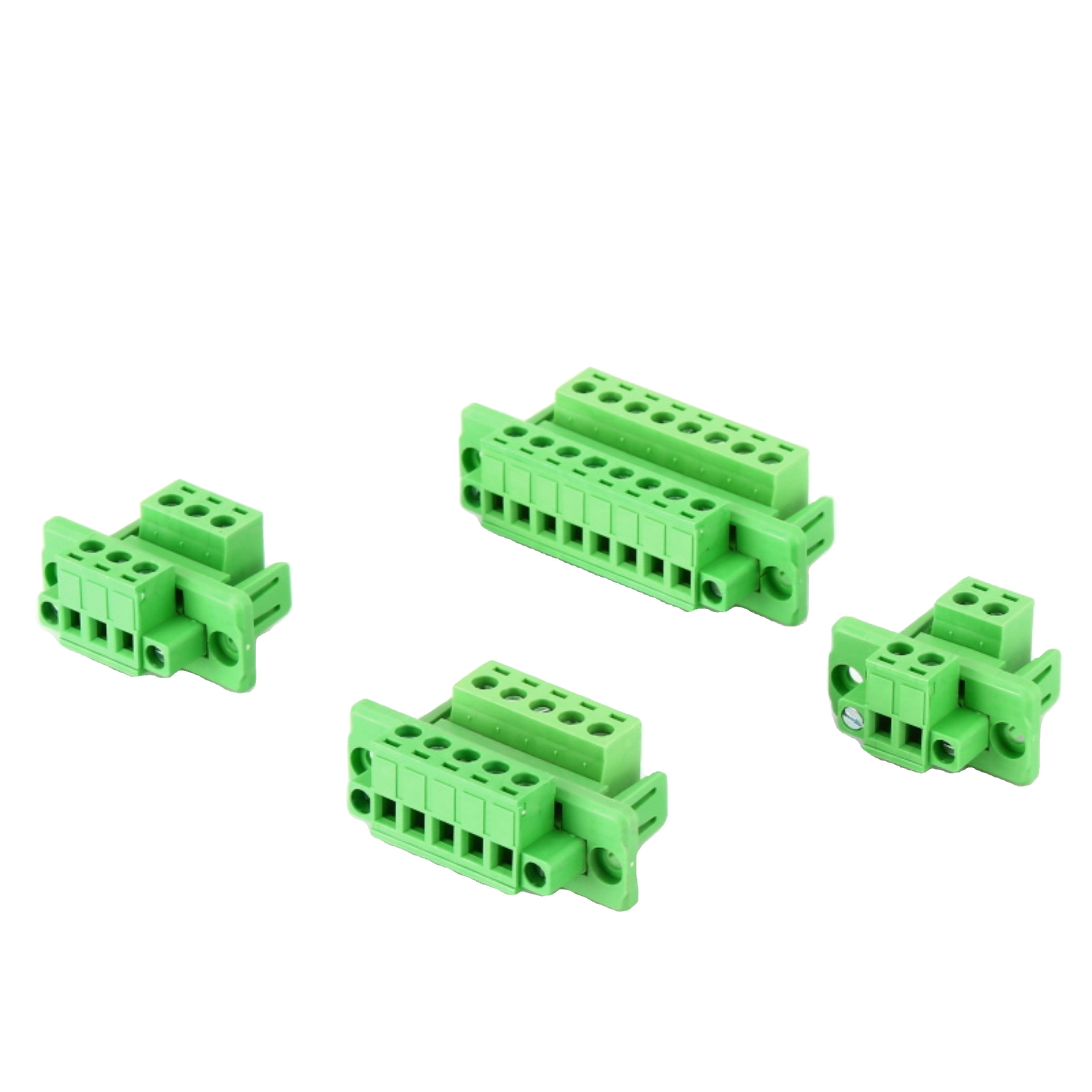 Kangfa Through Wall Terminal Block connector Plug-in Type 5.08mm Pitch XK2EDGWC 2EDGRKM 2EDGKM