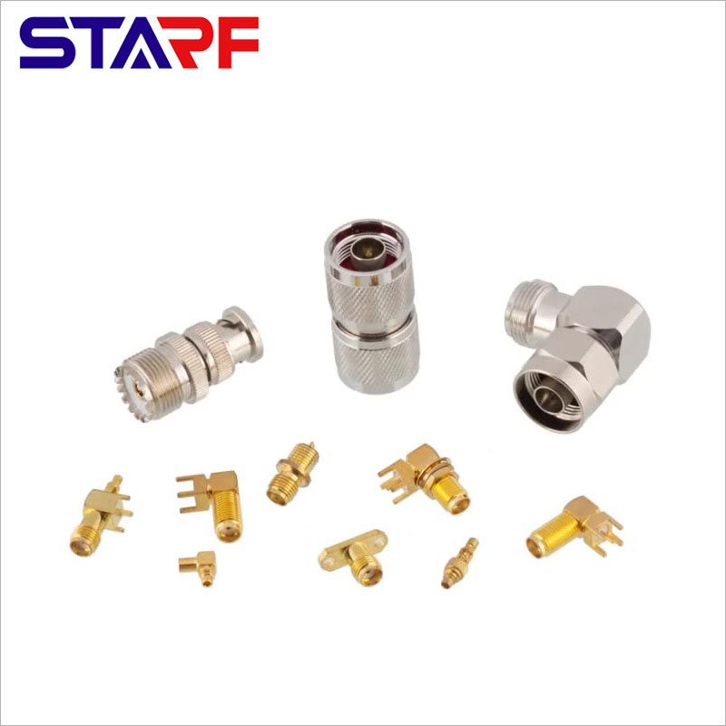 RF Connector Male RPSMA Reverse polarity SMA Straight Crimp Plug Connector RG316 RG174 LMR200